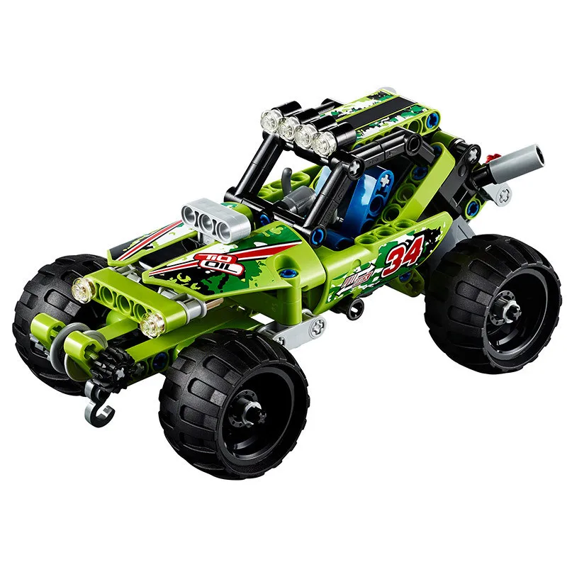 Decool совместимые с Legoed Technic Trucks функция обратной тяги набор гоночных автомобилей