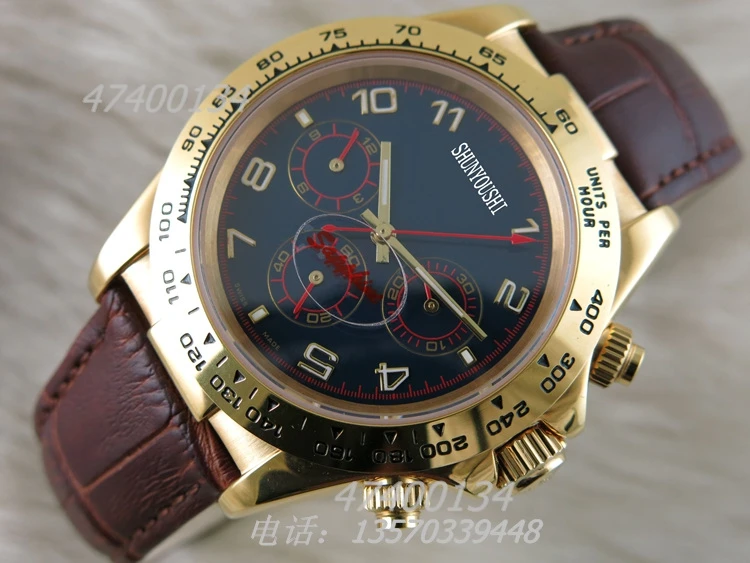 WG061003 Mens Watches Top Brand Runway Luxury European Design Automatic Mechanical Watch