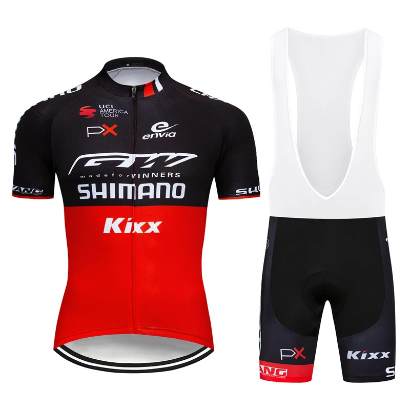 

Hot Ciclismo Black Red Mens Cycling Outfits Bike Riding Outfits Jersey Short Sleeve Bib Shorts Kits Biking Jerseys Brace Tights