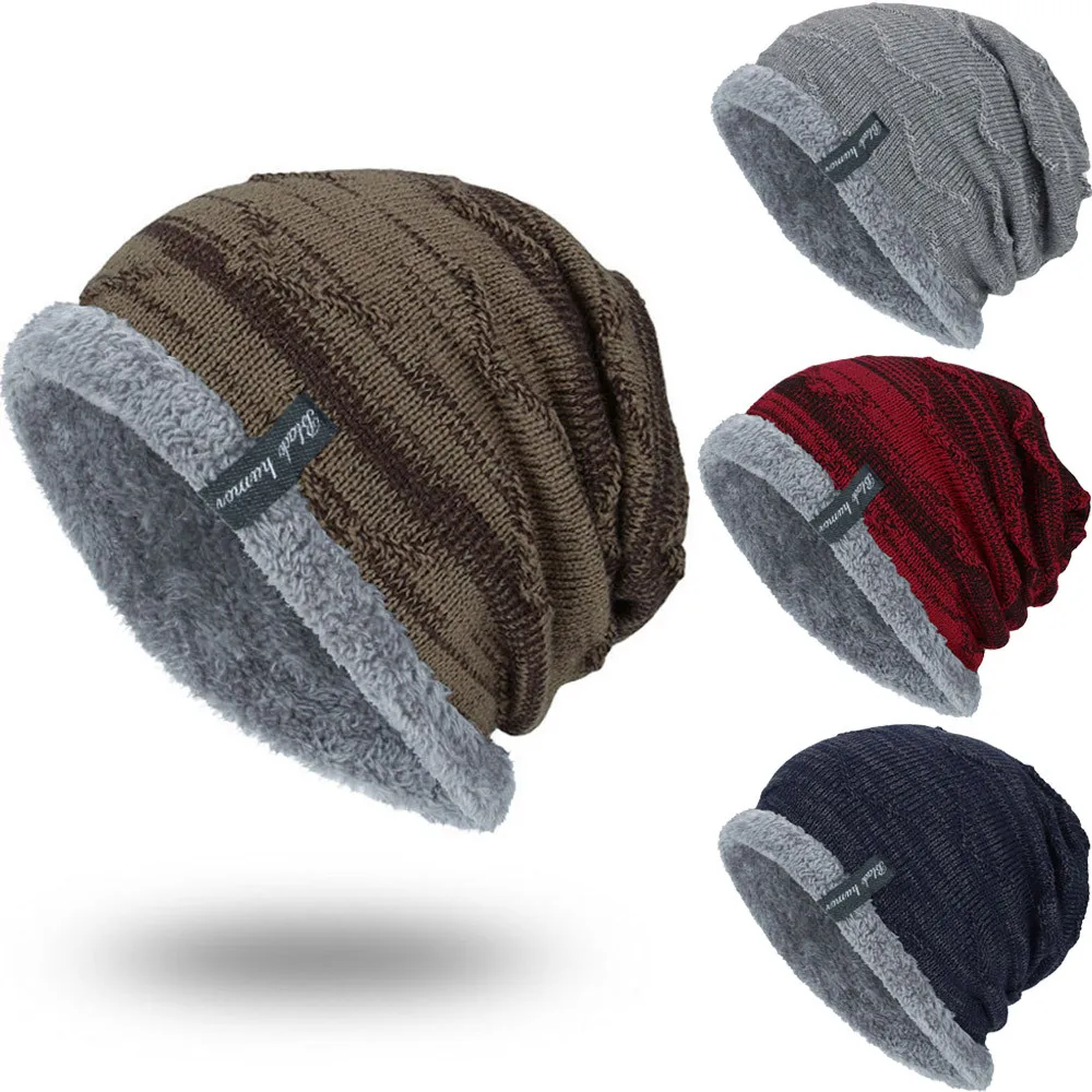 

Fleece And Warm Ab Gauze Hook For Men's Cycling Cap Knit Bicycle Cap Hedging Head Hat Beanie Cap for Outdoor Cycling Hat