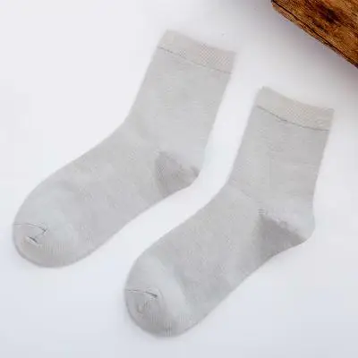 New Women's Bamboo Fiber Colorful Fashion Casual  Harajuku Solid Color Black White Cheap Socks Wholesale 5 Pairs heated socks for women Women's Socks