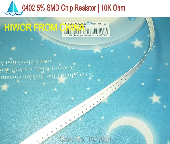 (10K шт/партия) 0402 10K ohm 5% SMD чип резистор толстая пленка Ohm Чип фиксированный |