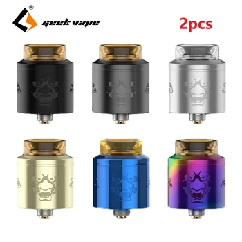 

2pcs/lot NEW Geekvape Tengu RDA with Easy Dual Coil Building Honeycomb Airflow Leakage Proof 24mm RDA Geekvape Tanl vs Drop RDA