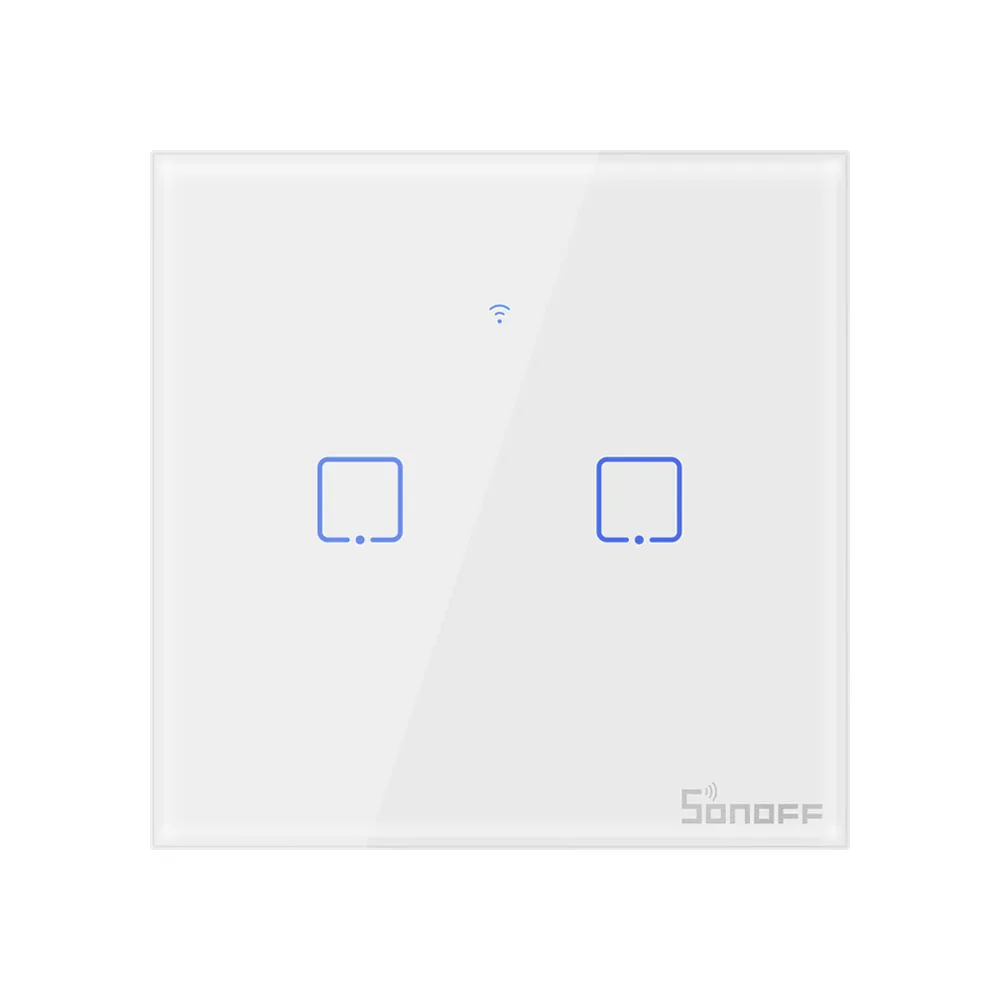  Sonoff TX T1 EU 1 2 3 Gang Wifi/433/RF Switch Smart Home Automation Module Wall Touch LED Light Tim - 32847005800