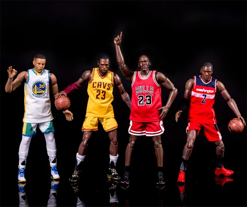 

1/9 Basketball Star player Jordan / Curry / Kobe / James / John Movable Action Figure Model Toys for children