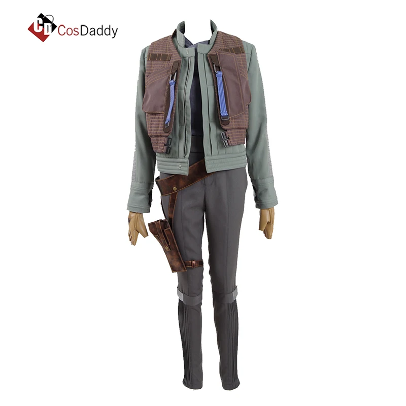 CosDaddy SW костюм для косплея биография Rogue One Jyn Erso горячий фильм бренд