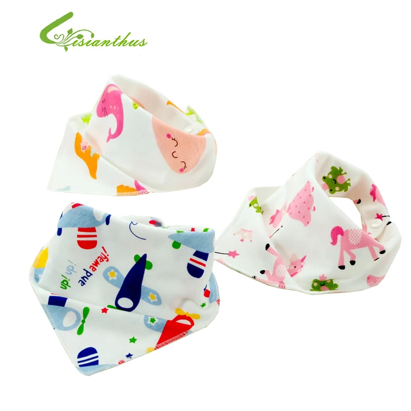

100% Cotton Baby Bibs Cotton Bandana Bibs Infant Babador Saliva Bavoir Towel baberos bebes Babadores For Newborn Baby Girls Boys