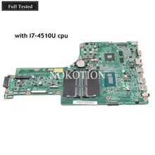 NOKOTION Laptop Motherboard For Acer aspire E5-771G NBMNW11003 NB.MNW11.003 DA0ZYWMB6E0 Main board I7-4510U CPU GT840M GPU