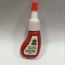 2 шт. Розовый красный Перманентный Макияж Пигментные Чернила Татуировки Для Татуировки Питания