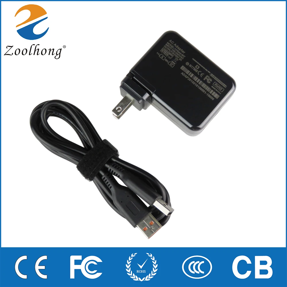 Zoolhong 20V 2A 40W AC ноутбук мощность adatper для Lenovo Yoga3 11 3 Pro серии miix2 6 портативный завод