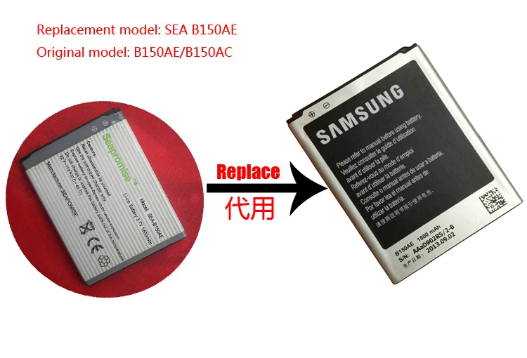 Розничная B150AE B150AC батарея для Galaxy Cor I8260 I8262 I8268 G3500 G3509 G3502 G3502U G3508, GT-I8260