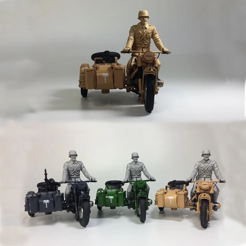 

Atlas 1:24 Yangtze River 750 Prototype Three-Wheeled Motorcycle World War II German R75 B M W Motorcycle Model