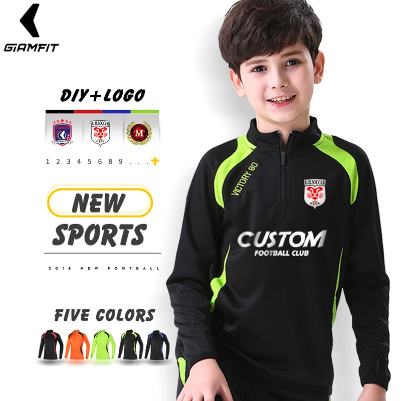 الشتاء الشباب Sporswear كرة السلة كرة القدم الركض تشغيل الملابس السراويل الطويلة الدافئة رياضة اللياقة البدنية سترة معطف سستة كرة القدم قمصان