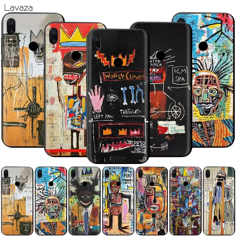 Jean Michel Basquiat Art Graffiti Case for Xiaomi Redmi Note 8 9 9S K30 Pro MI MAX 3 6 SE A1 A2 A3 10 Lite Plus 8A F1 |