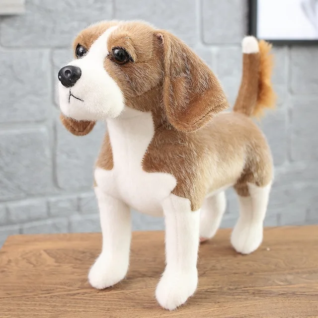 Peluche chien de simulation de haute qualité pour enfants, jouet en peluche doux – Image 5