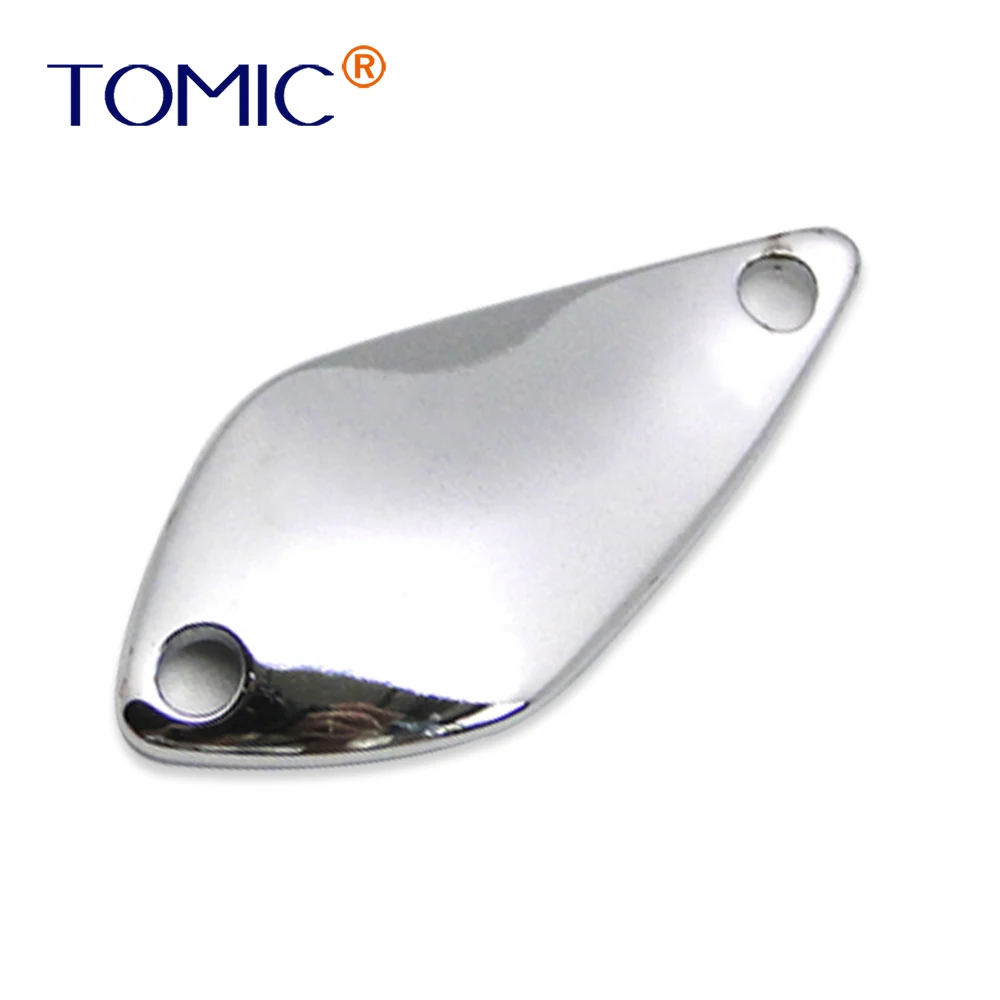 Tomic 50 шт. 2.5g 3.5g 5g неокрашенные металлические приманки DIY пустой форель окунь микро