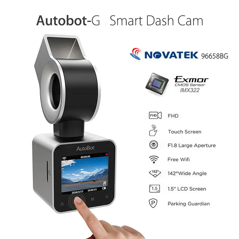 AutoBot Original Autobot-G Mini Wifi Car Dash Cam 1080P DVR Camera Recorder IMX323 Silver WDR FHD Support IOS And Android цена AutoBot Original Autobot-G Mini Wifi Car Dash Cam 1080P DVR Camera Recorder IMX323 Silver WDR FHD Support IOS And Android цены онлайн