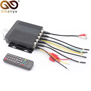 

Sinairyu MINI Realtime Car Mobile DVR 4CH Video/Audio Input H.264 SD card AVI with IR Remote Controller Encrption