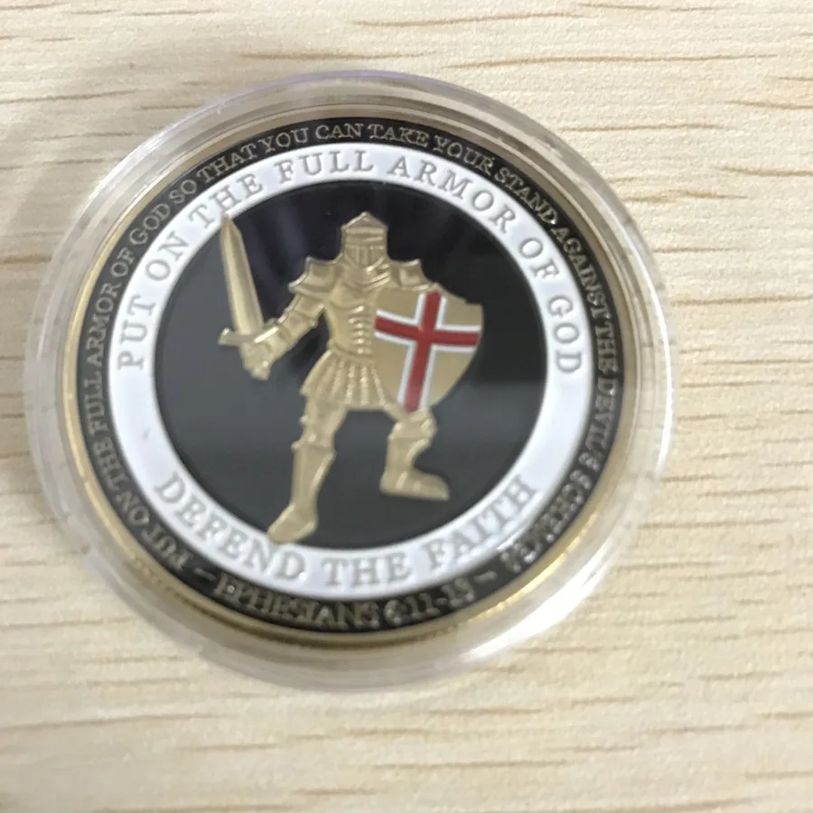 Armor Of God Challenge Coin  (2)