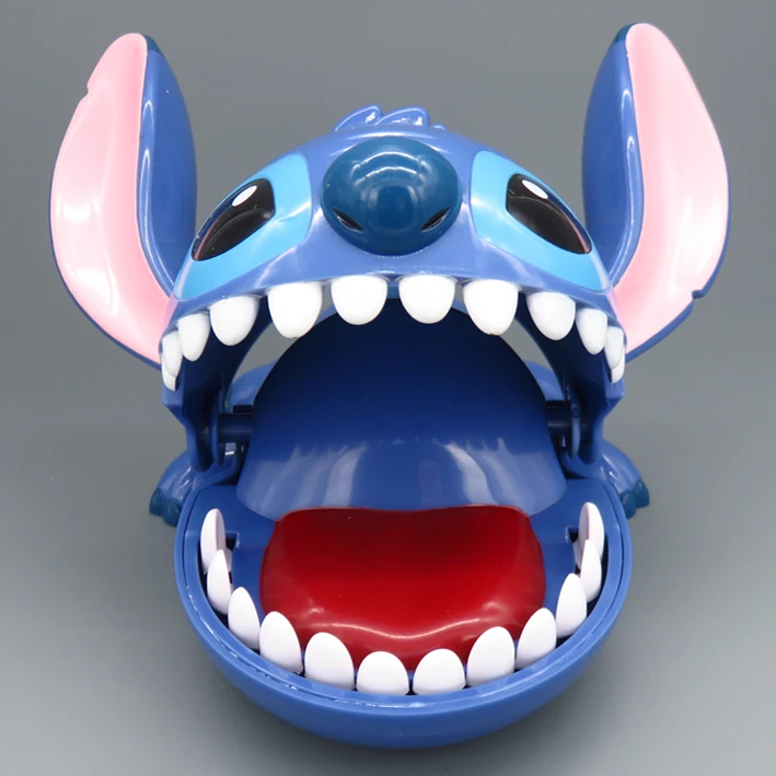 Baby-Toy-Creative-Lilo-Stitch-Toys-PVC-Action-Figure-Fun-Toys-Crocodile-Mouth-Dentist-Bite-Finger