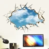 Blue Sky Clouds broken Wall Sticker for Living Room Bedroom Ceiling Decoration Removable Vinyl Material Wallpaper Posters ► Photo 2/6