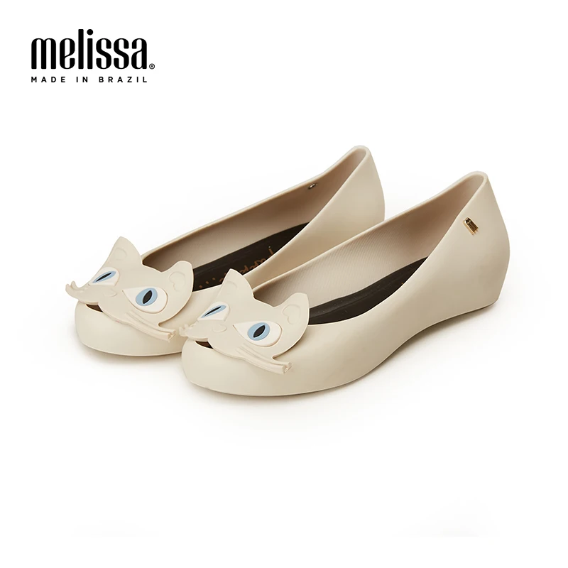 Melissa/обувь Cat 2020 Новые женские сандалии на плоской подошве Обувь Melissa для женщин