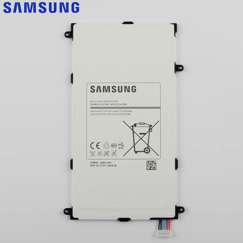 Оригинальная замена samsung Батарея для Galaxy Tab Pro 8,4 в T325 T320 T321 SM-T321 T4800E T4800C T4800K T4800U 4800 мА-ч