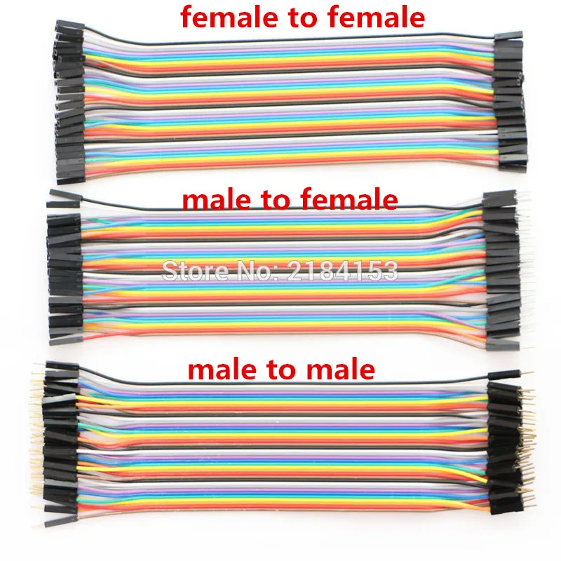 

2017 New Dupont line 120pcs 20cm male to male + male to female and female to female jumper wire Dupont cable for Arduino