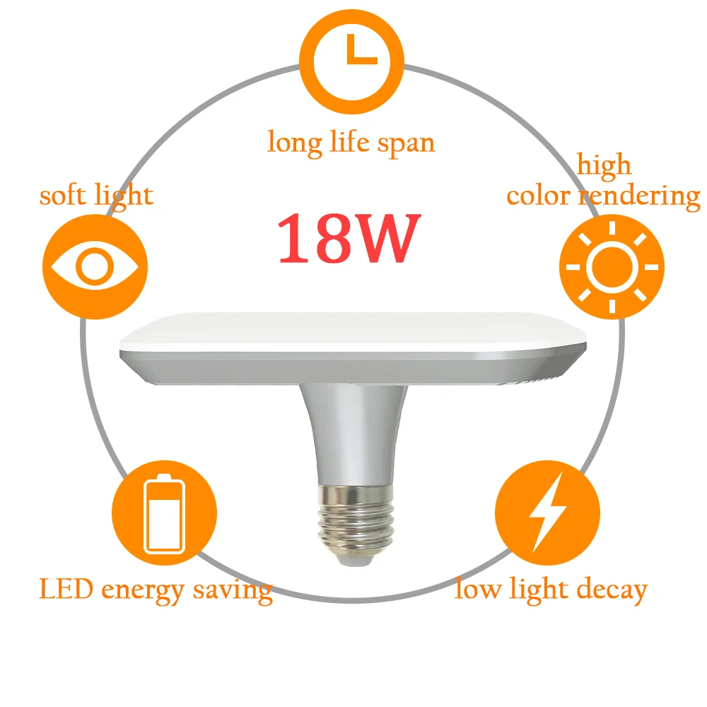 TB бренд E27 светодиодный лампочка, E27 держатель лампы светодиодный лампочка, AC85-265V 18 Вт светодиодный лампочка, t-образная лампочка освещения E27 домашняя энергосберегающая лампа