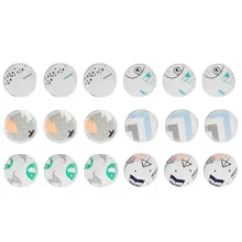 12/18/24 шт мультфильм печати легко Применение макияж удалить Pad Домашний Уход за кожей для глаз из хлопка Для женщин лица с очищающим средством для многоразовый моющийся