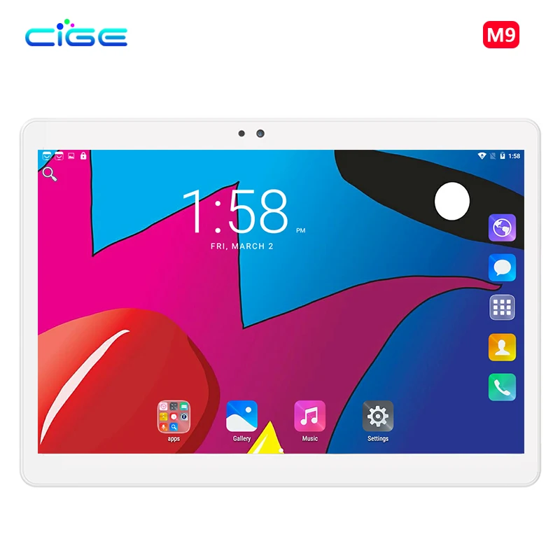 

CIGE Newest 10.1 inch Tablet PC MTK8752 Octa Core 4GB RAM 64GB ROM Android 7.0 3G 4G 1280*800 Screen Tablets 10.1" WiFi GPS