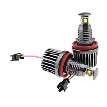 Комплект из 2 предметов E92 32 Вт светодиодный CREE чипы светодиодный Ангельские глазки 6000 К супер яркий Пульт дистанционного управления для BMW 1 3 5 серии X5 X6 Z4