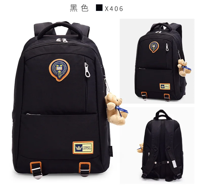 Оксфордский детский школьный рюкзак для студентов/книг, портфель, рюкзак для мальчиков 4-6 класса
