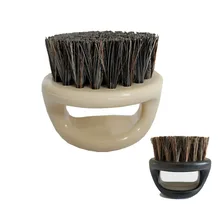 Мужская щетка для бритья, пластиковая щетина для бороды, Парикмахерская, мужской уход за лицом, удаление бороды, Массажная щетка для кожи, бритвенные насадки