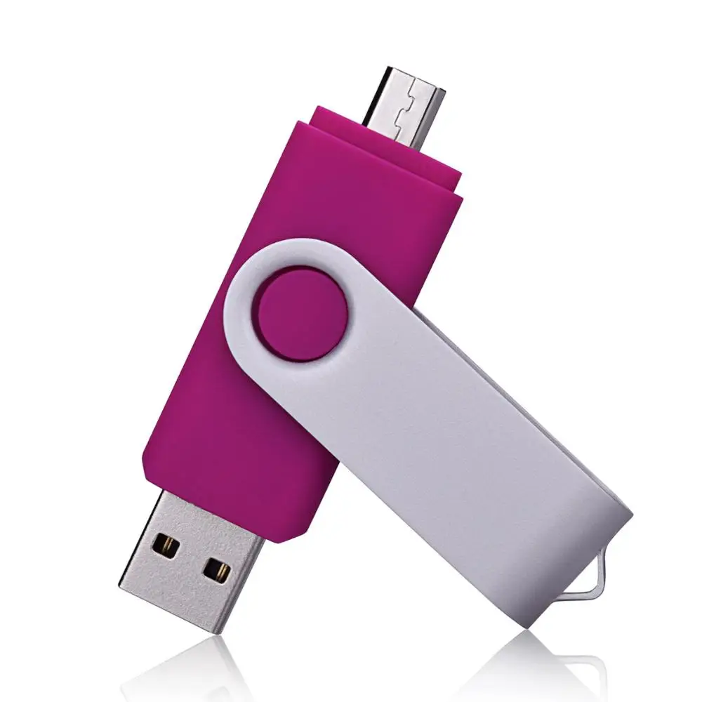 J-boxing розовый 16 Гб OTG USB флеш-накопители двойной порт USB флэш-накопитель Micro Memory Stick для смартфонов samsung huawei LG Tablet - Цвет: Розовый