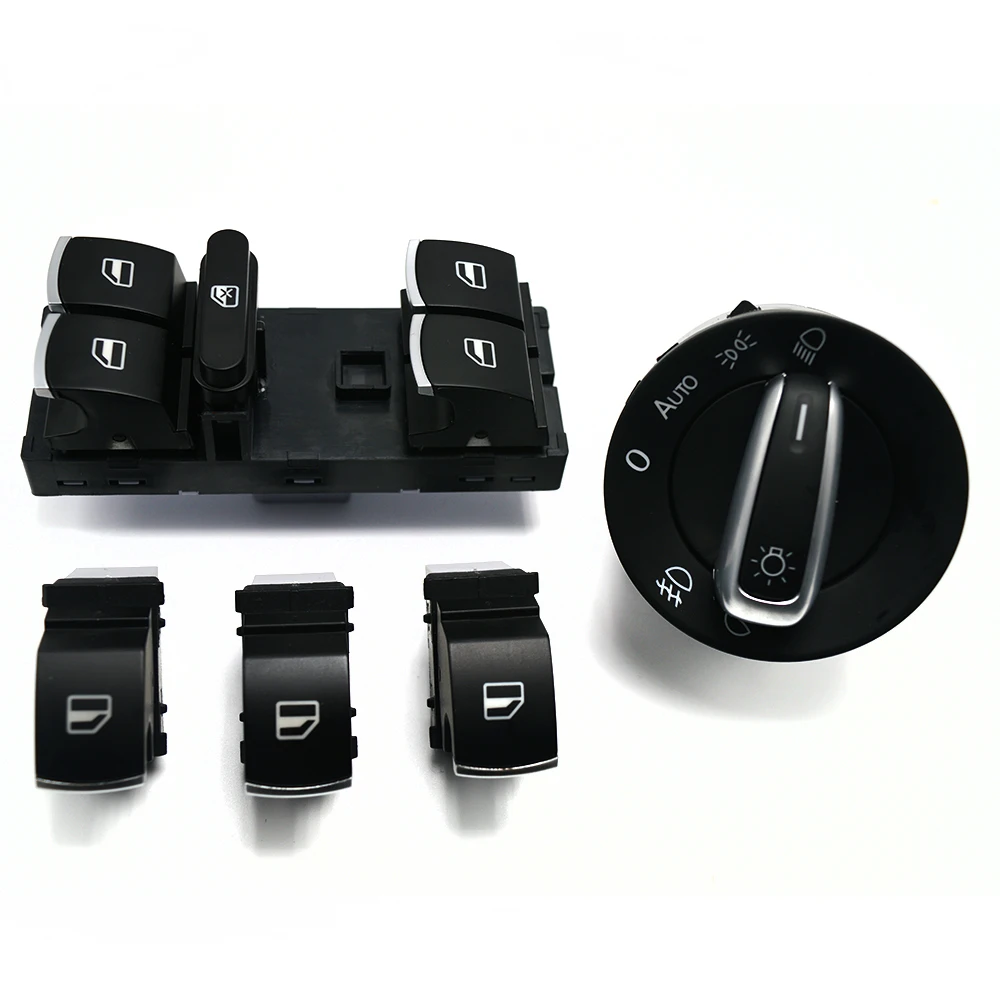 New AUTO headlight Switch SET For VW Jetta Golf MK5 6 Passat B6 Tiguan