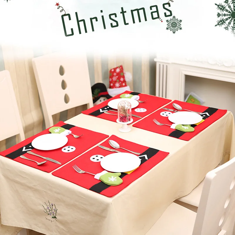 Buy Woven Fabrics Christmas Dining Table Mat Placemat