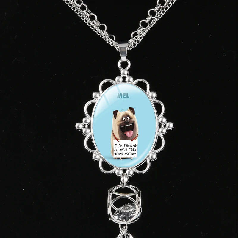 Newest Cartoon Anime The Secret Life of Pets tassel Necklace Snowball Mel Max And Buddy Pet Dog Statement Necklace Pendant
Newest Cartoon Anime The Secret Life of Pets tassel Necklace Snowball Mel Max And Buddy Pet Dog Statement Necklace Pendant