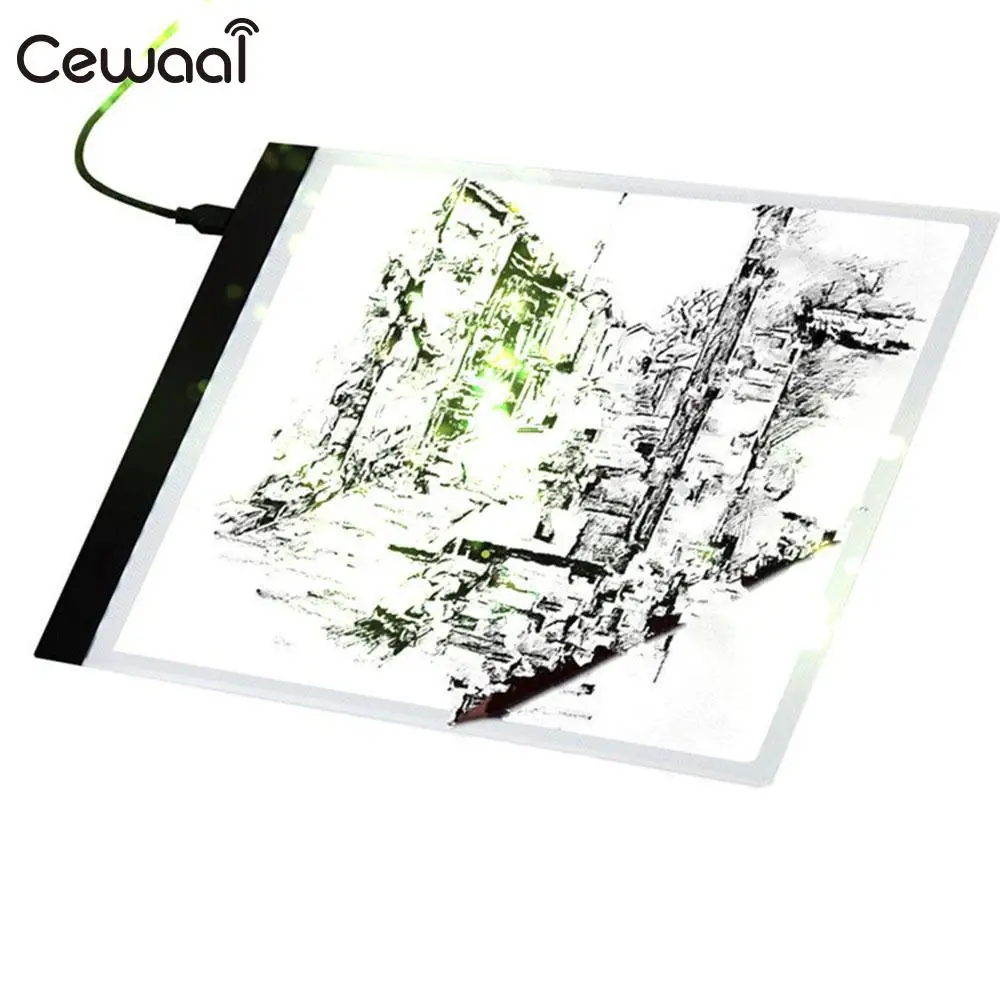 

A4 Magnetic LED Painting Drawing Board LED Light Box Tracing Board Copy Table Blank Canvas Pads Panel Drawing Tablet Art Stencil