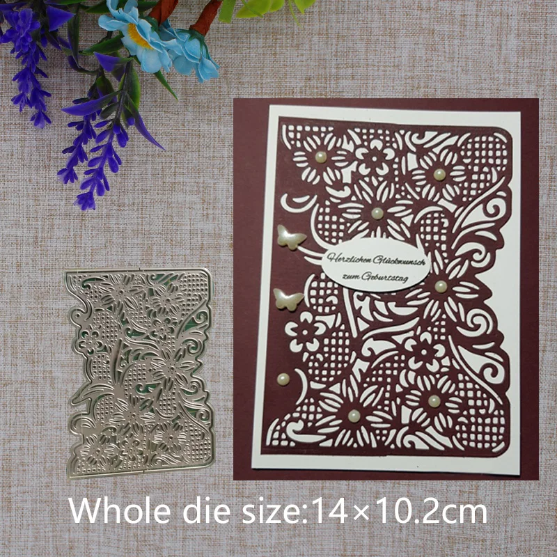 

2019 New Arrival Flower Christmas Festival Gift Cutting Dies Stencil DIY Scrapbook Embossing Decor Paper Card Craft 140x102mm