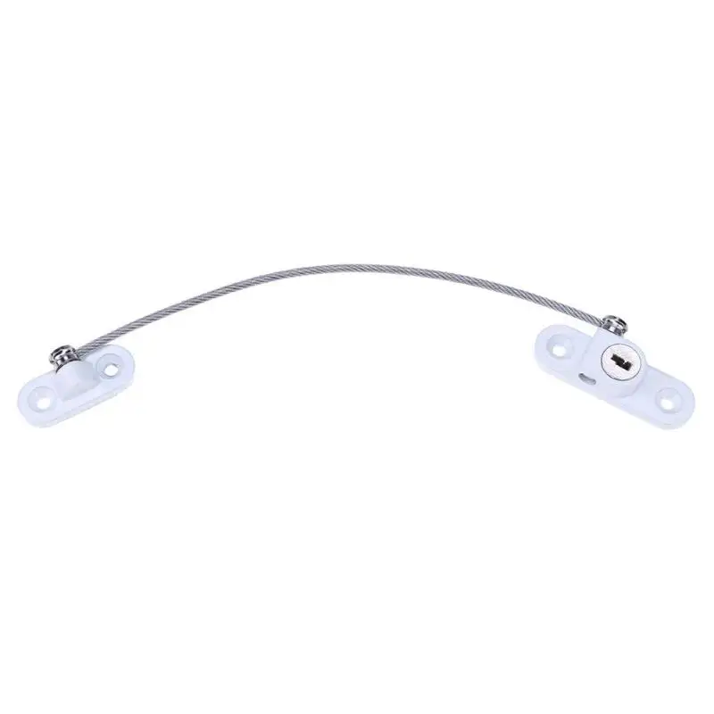 

1 Set Door Window Security Lock Aluminum Alloy Door Window Restrictor Limiter Security Key Lock Child Safety Limit Doors Lock