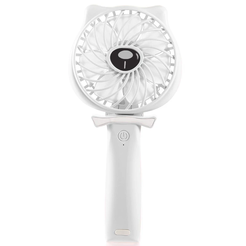 

Handheld Fan Portable, Hand Held Personal Fan Rechargeable Battery Operated Powered Cooling Desktop Electric Fan With Base, 26