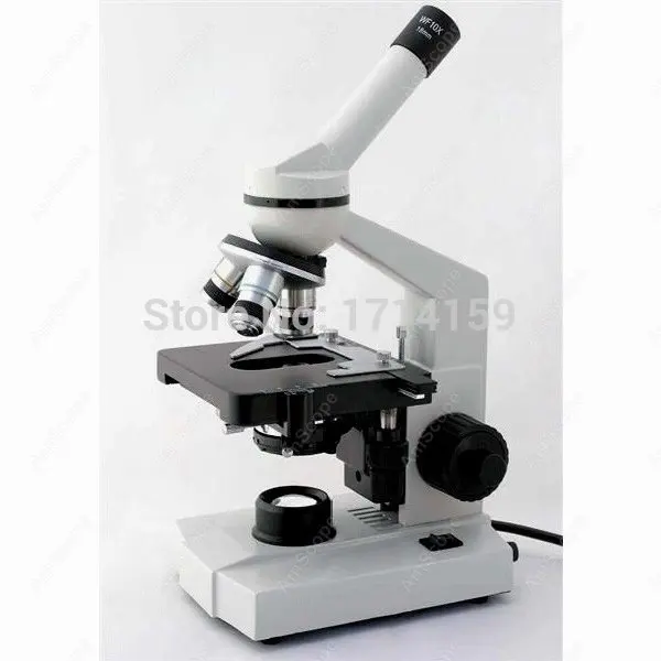 AmScope 40X 800X студенческий составной Микроскоп + 3D Механическая сцена USB камера|camera