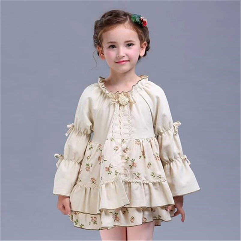 Girls Dresses Kids 2017 Autumn New Princess Dresses Long Sleeve kids