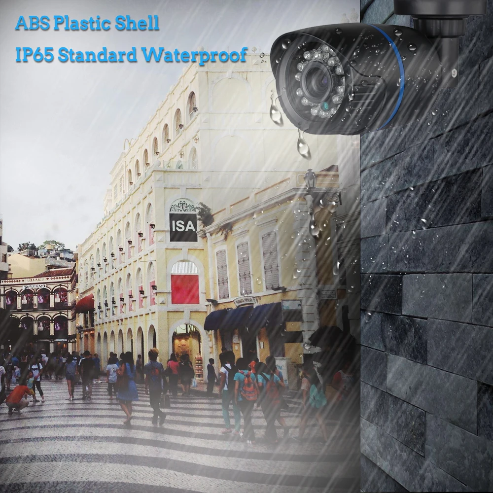 Hamrolte 5MP AHD камера 1/2. " SC5239 CMOS 3,6 мм широкоугольный объектив ночного видения наружная AHD камера ABS пластиковый корпус CCTV камера