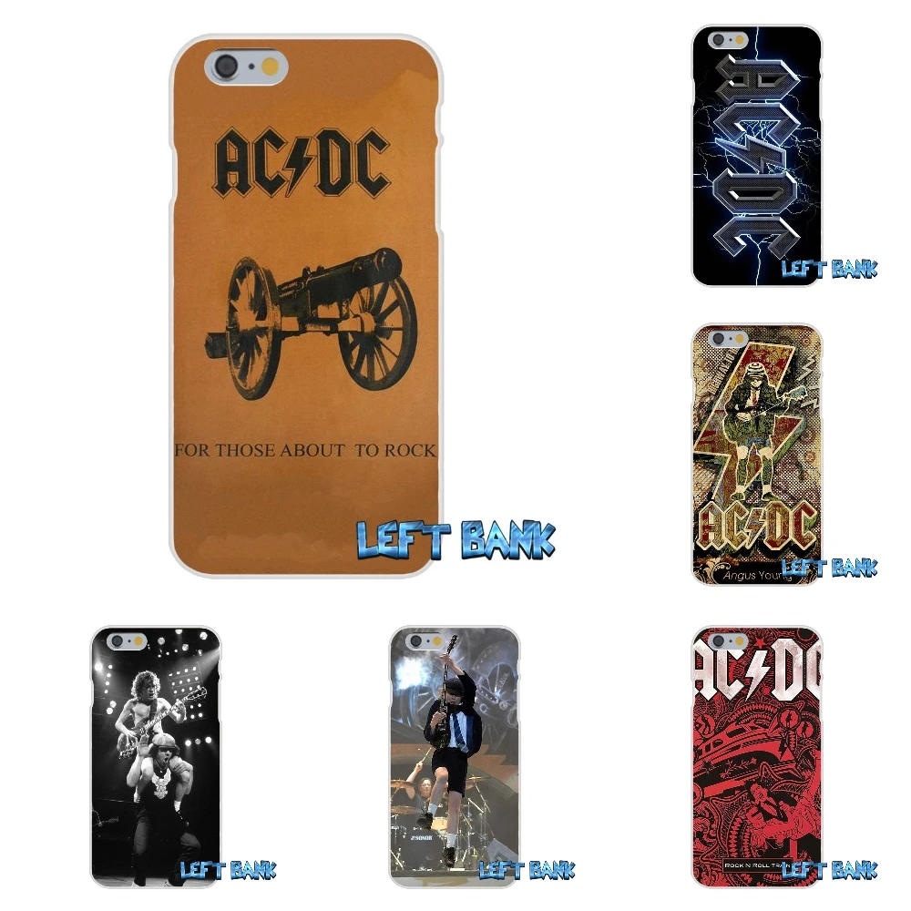 ACDC Малкольм Ангус Янг Бона Скотта кремния мягкий чехол для телефона HTC один m7 M8 A9 M9