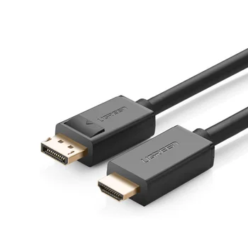 

Ugreen Gold Plated Displayport Male to HDMI Male Cable Dp to hdmi Cable Displayport to hdmi to hdmi hd tieline big dp interface