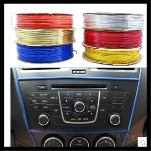 

Universal 5 meters Decorative thread sticker indoor pater car body decals styling tags car styling accessory