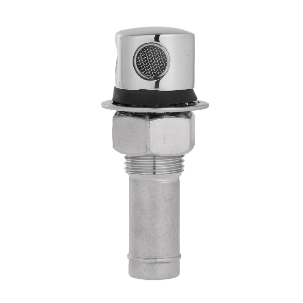 316 STAINLESS STEEL STRAIGHT FUEL BREATHER VENT 16mm 5//8/" Boat//Car//Gas Tank
