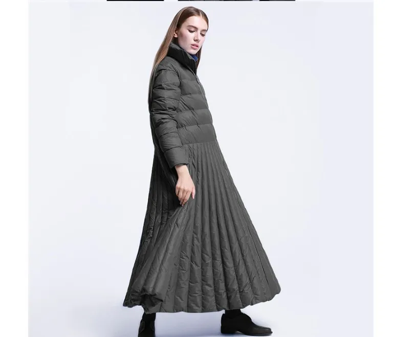 XS-7XL, зимнее женское пуховое пальто, платье, х-длинное пуховое пальто, женская куртка, специальный дизайн, пальто размера плюс, парки, женская теплая одежда